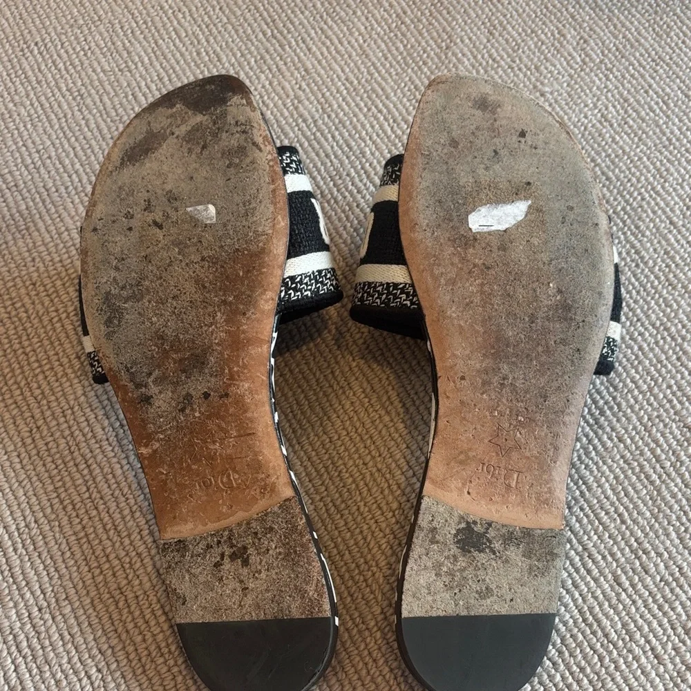 Dior Black and White Sandals - Picture 3 of 3
